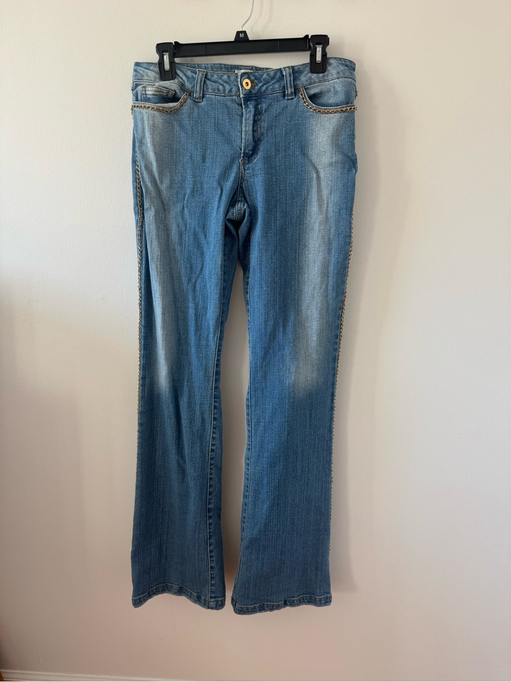 Cache Women's Light Blue Flare Jeans